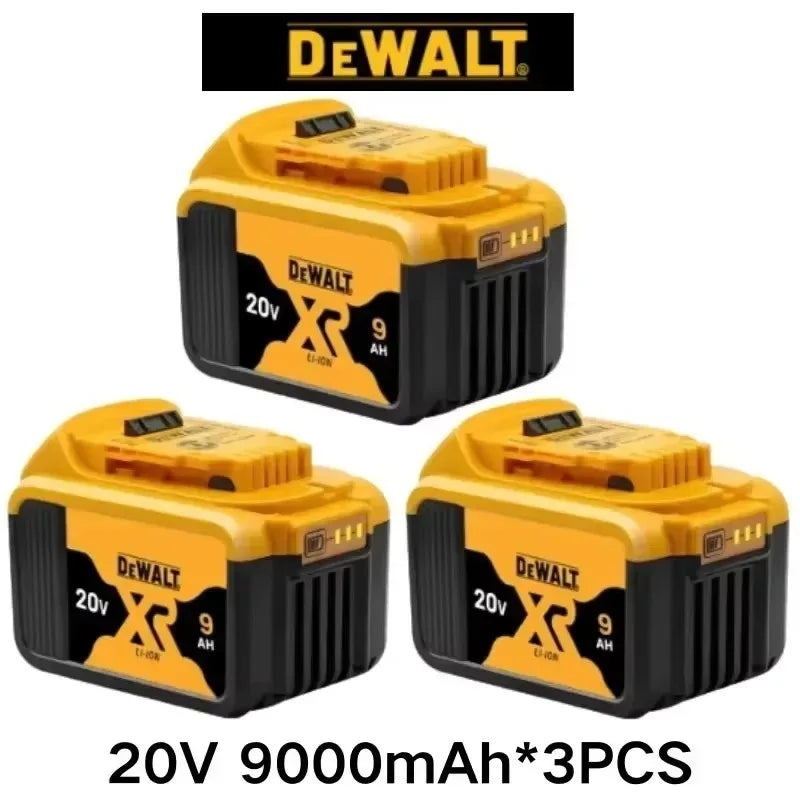 DeWALT 100% Original Battery 20V/60V 6Ah 9Ah MAX FlexVolt for DCB606 DCB205 DCB206 DCB209 DCB182 Power Tool with Charger
