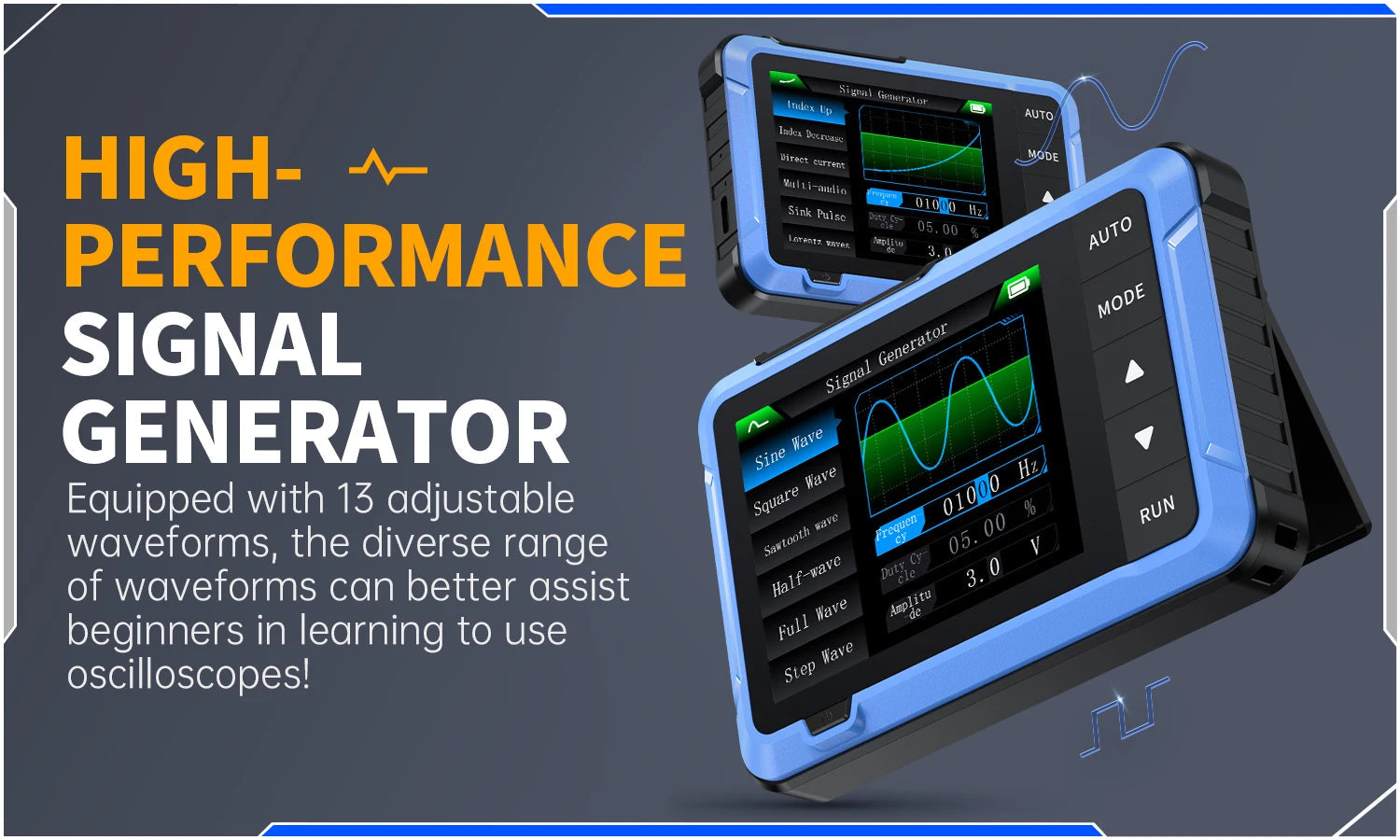 FNIRSI New DSO510 DSO152 DSO153 Mini Handheld Digital 2 IN 1 Oscilloscope Portable 48MS/s 10MHz Bandwidth Electronic Repair Tool Innova Techno
