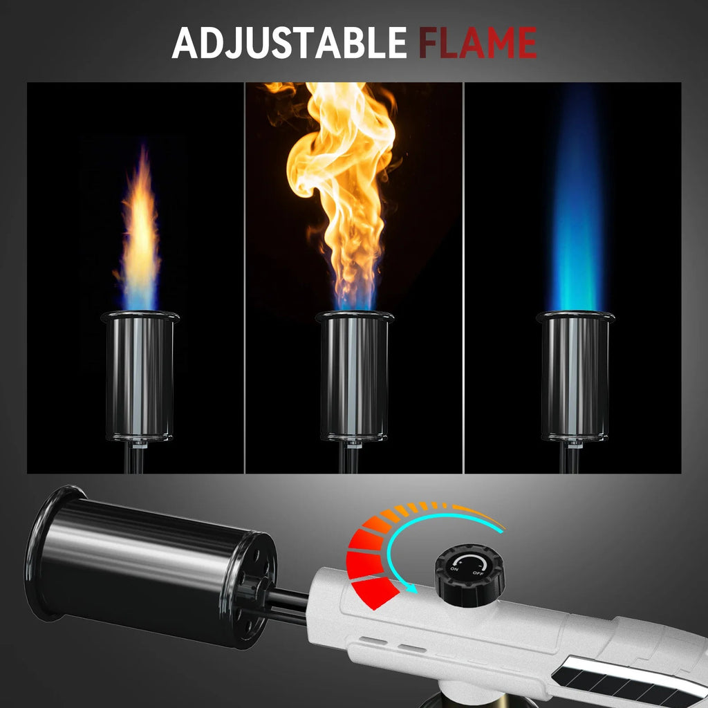 New Metal High Firepower Flamethrower for Outdoor Camping Barbecue Lighter for Outdoor Tools Innova Techno