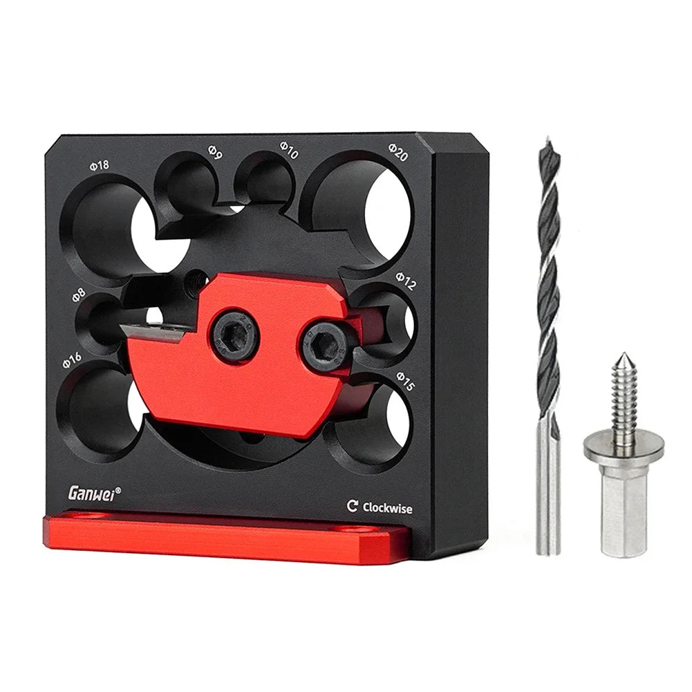 Adjustable Electric Drill Milling Dowel Auxiliary Tool Dowel Maker Jig 8mm-20mm with Carbide Blades Dowel Maker Woodworking Tool