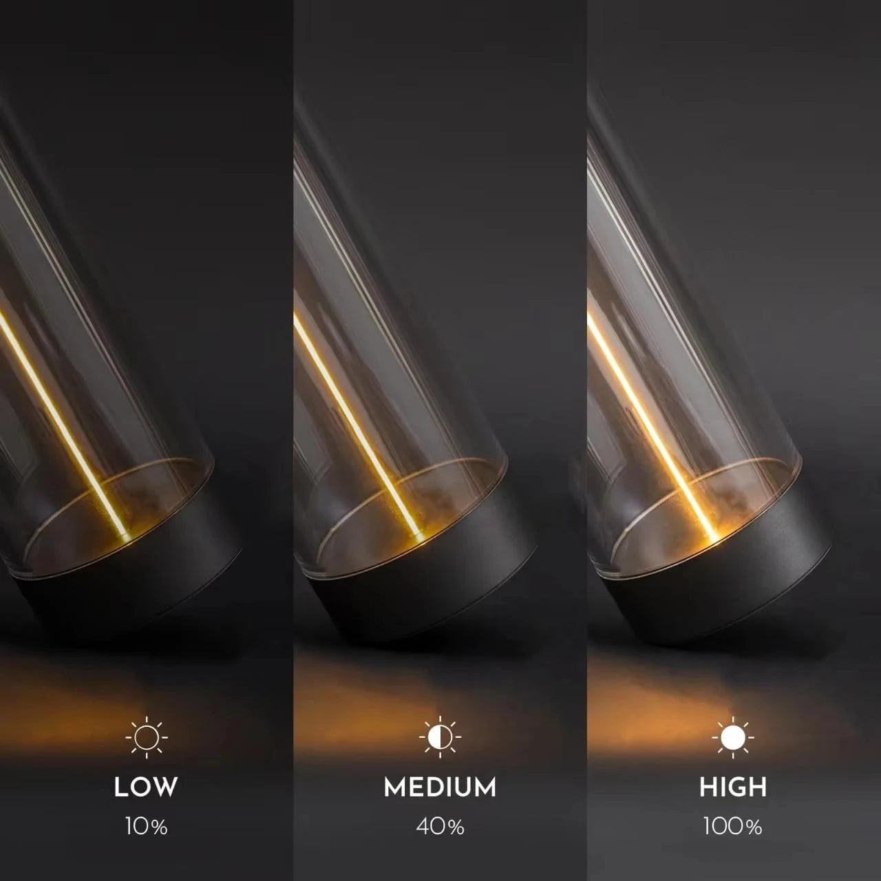 Minimalist table lamp, single table lamp, new look, large design, modern look, comfortable light Innova Techno