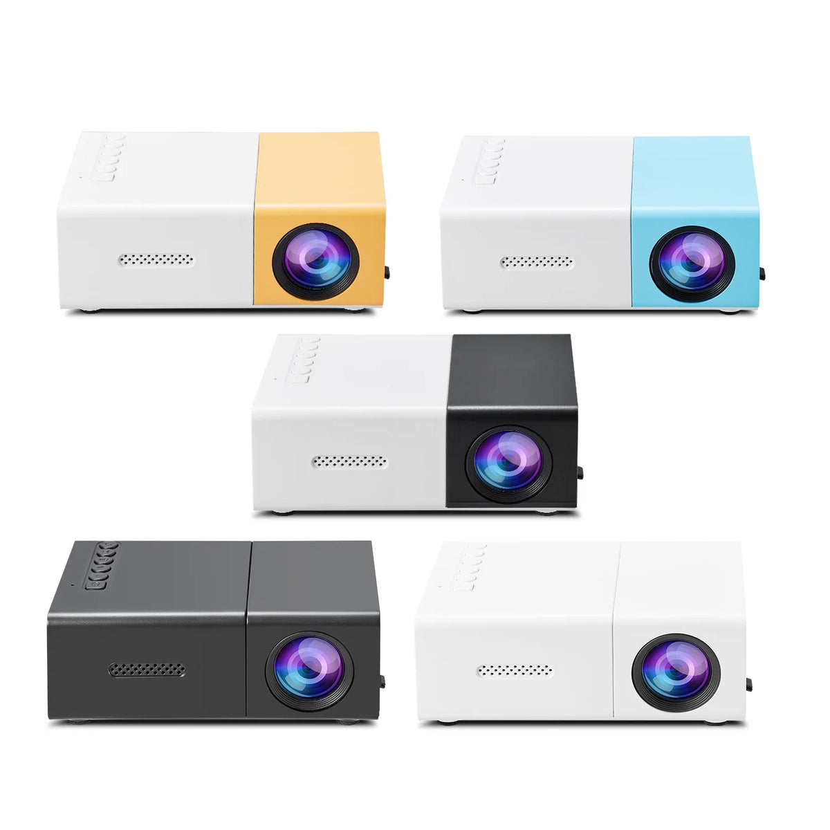2025 New YG300 Portable Mini Movie Projector for Outdoor Camping &Drive-in Home Theater 30000 Hours Long Life Compact Projectors
