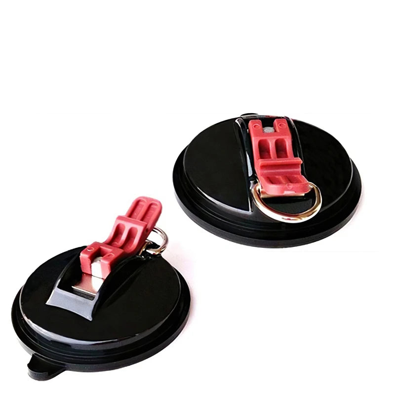 2PCS Vacuum Suction Cup Anchor with Fixed Hook Suction Cup Hook For Heavy-Duty Car Watch Strap Suitable For Car Bathroom Innova Techno