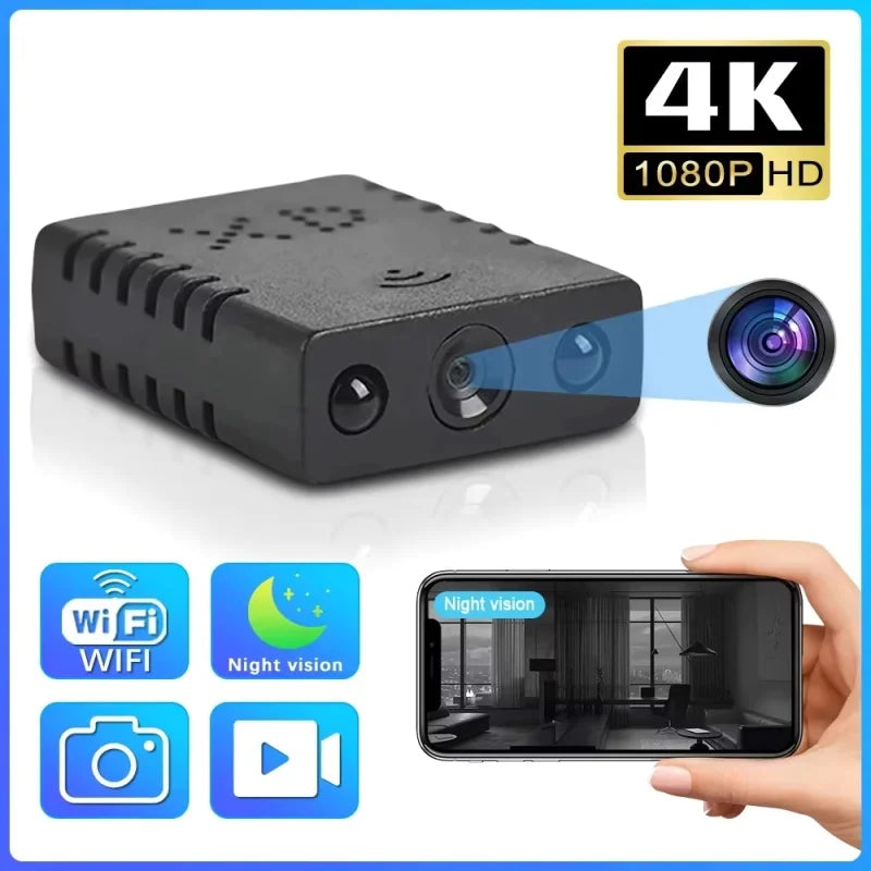 XD 1080P WiFi Mini Camera Smart Wireless Camcorder IP Camera Sport Camera Night Vision Remote Security Protection Video Recorder Innova Techno