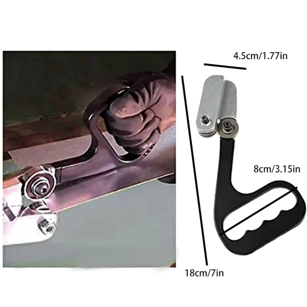 1Pcs Heavy Duty Sheet Metal Cutter Hand Pull Type Ergonomic Handle Fast Cutting Sharp Blade for Stainless Steel Plate Innova Techno