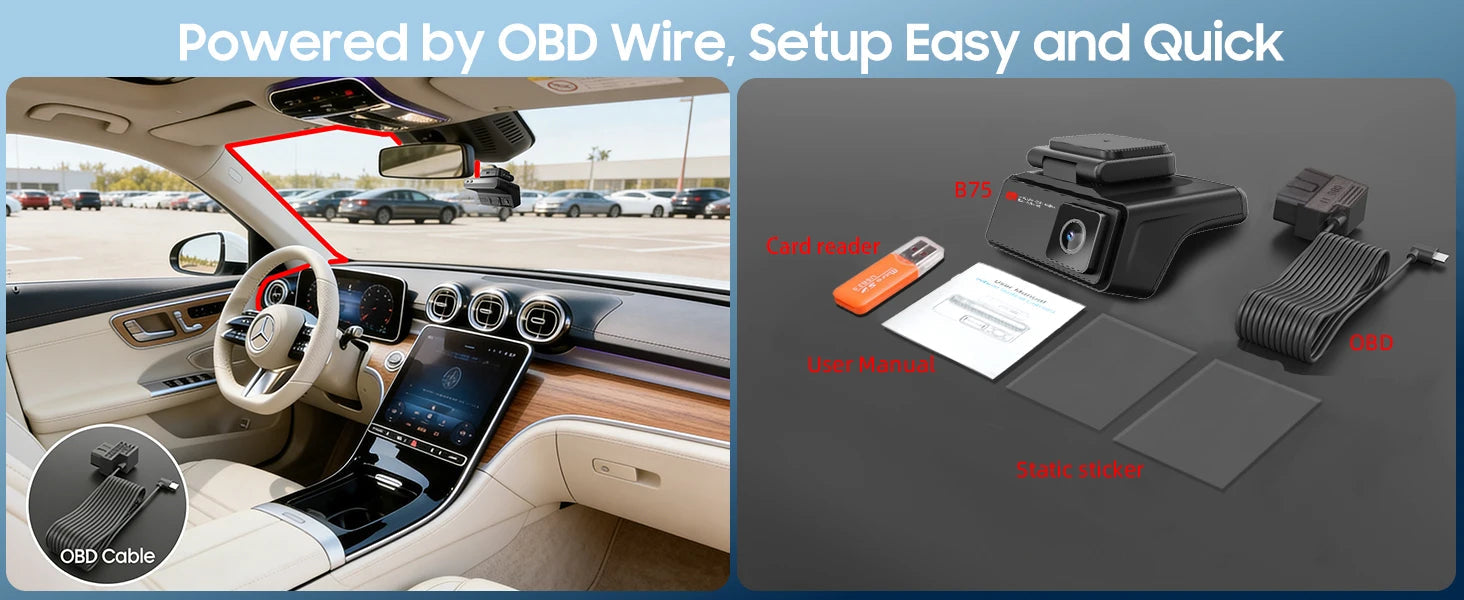 4G LTE Car Dash Cam Front and Inside Remote Live View Two-Way Talk 24/7 Parking GPS Tracker IR Night Vision Vehicle Security DVR Innova Techno