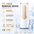IPL Laser Hair Removal Device for Women & Men - Safe At-Home 45°F Ice-Cooling Contact for Painless & Long-Lasting Results, 86% Less Hair In 3 Weeks for Full Body & Face