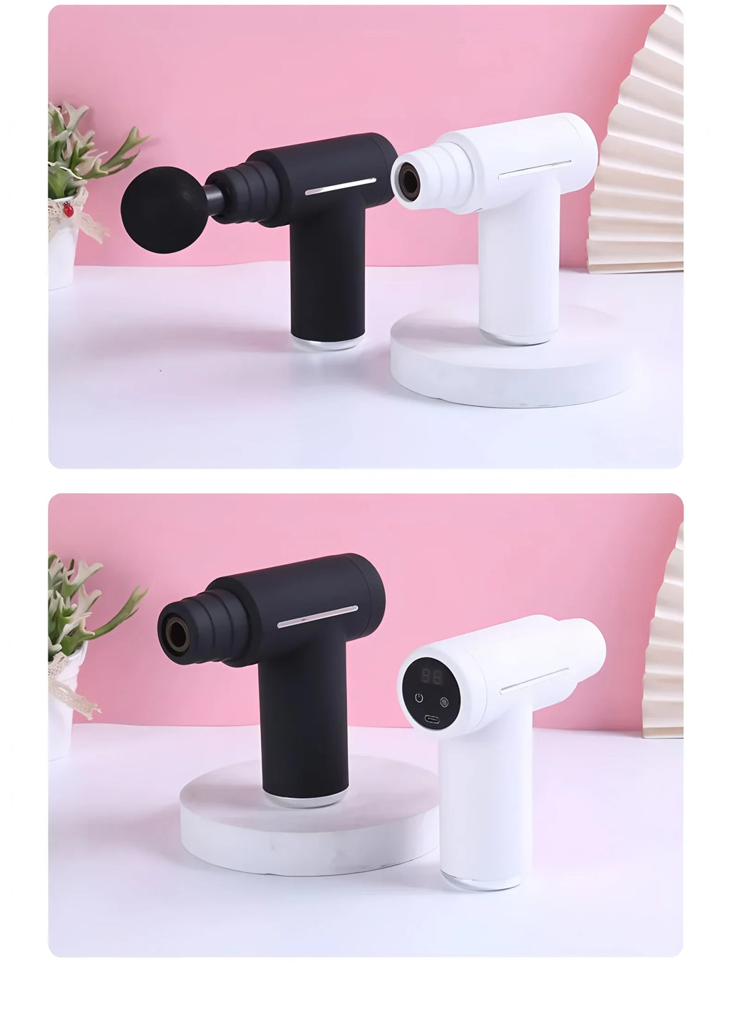 Mini Muscle Massage Gun Body Massager Deep Handheld Percussion Massager For Body Back Neck Leg Cold And Hot Compress Fascia Gun