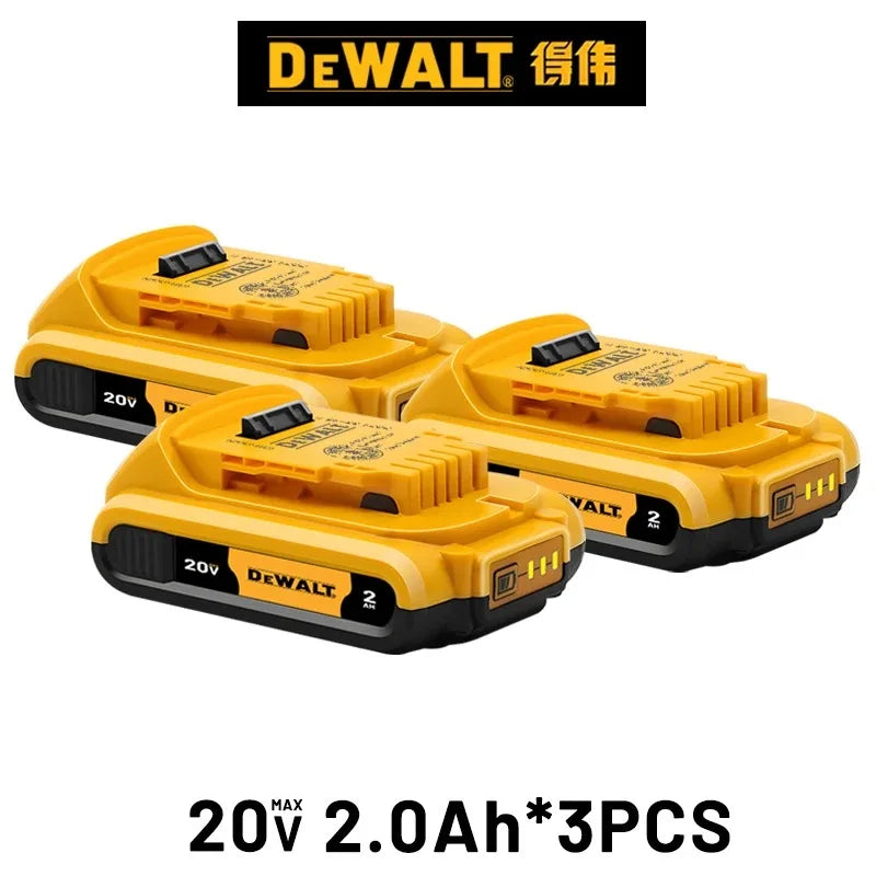 DeWALT 100% Original Battery 20V/60V 6Ah 9Ah MAX FlexVolt for DCB606 DCB205 DCB206 DCB209 DCB182 Power Tool with Charger