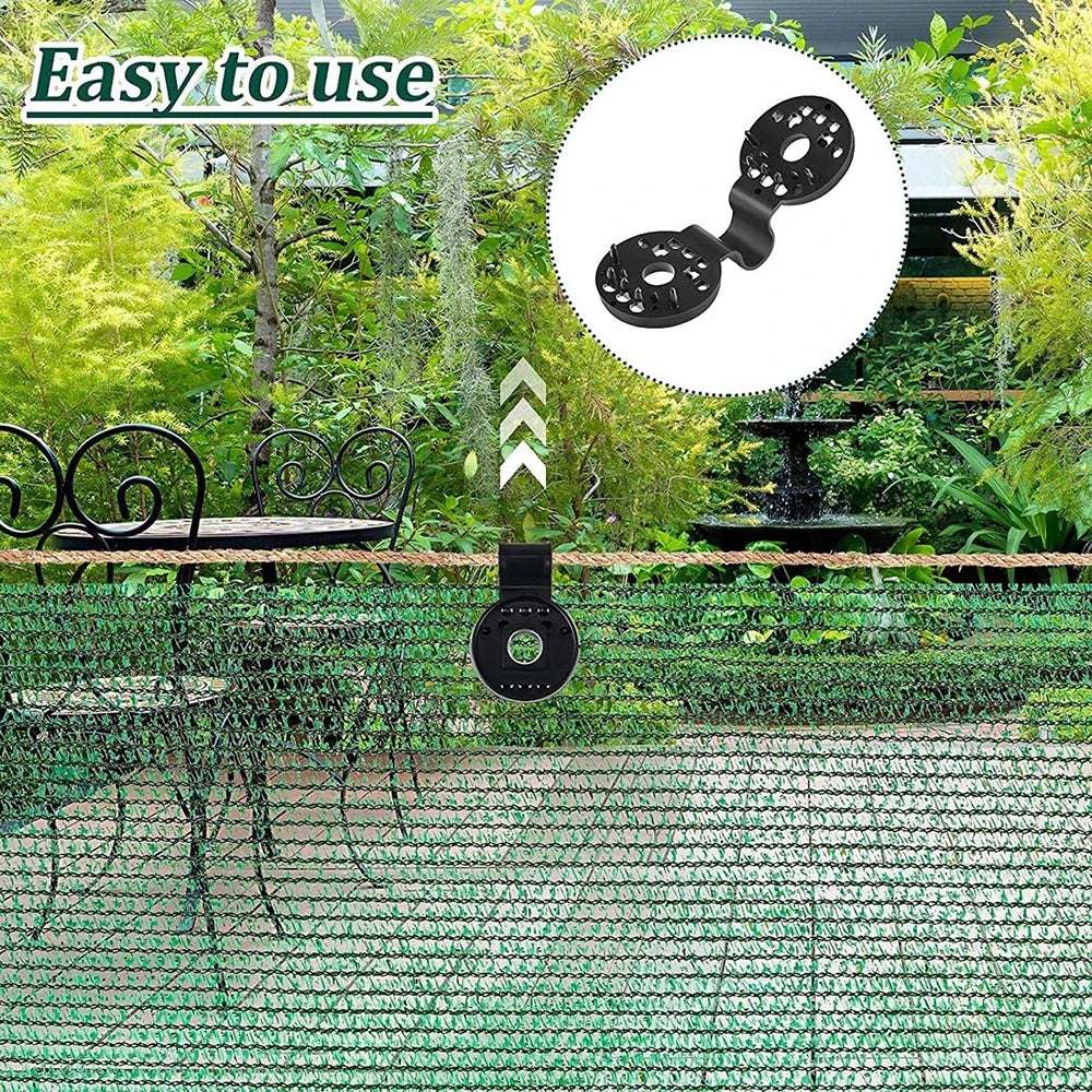 30-300pcs Shade Cloth Clips Heavy Duty Lock Grip Greenhouse Film Clip Hang Expand Instant Grommet Sunshade Net Fix Clips Tool Innova Techno