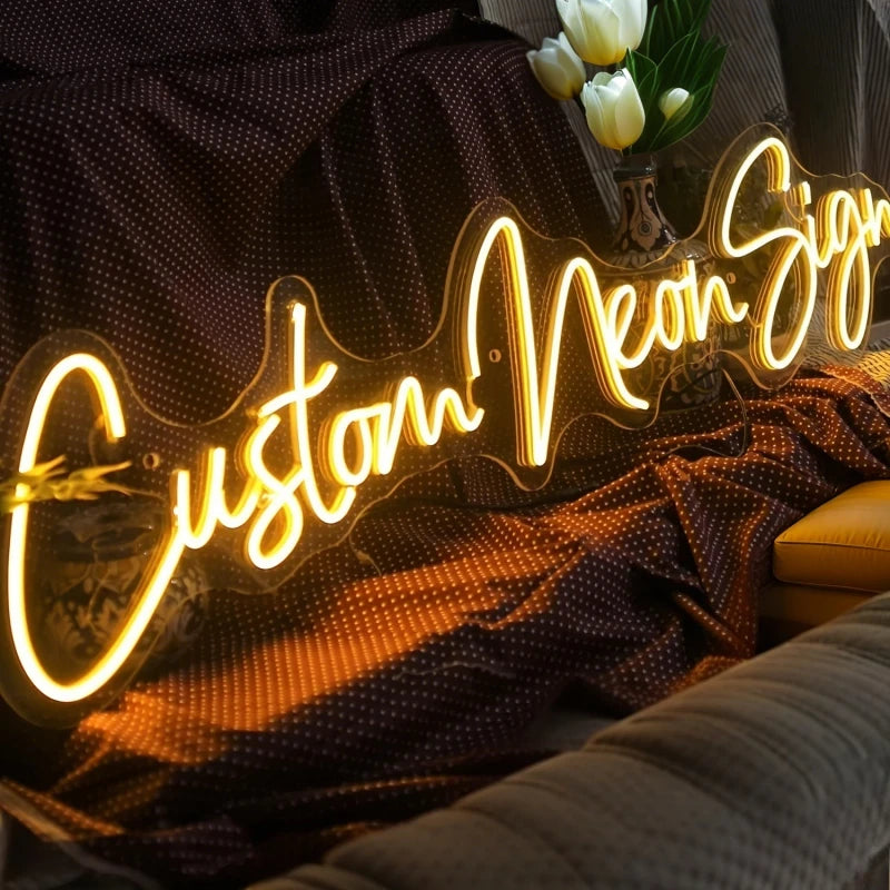 Custom your Personalised Name Neon Sign Light for girls/boys Birthday Gifts Party Bar Wedding Room Wall Decoration Neon Led Sign Innova Techno