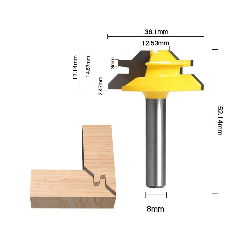 45 degrees CNC Solid Carbide Milling Cutter,woodworking router bit,Floor knife,mortise end mill,cabinet wood tool Innova Techno