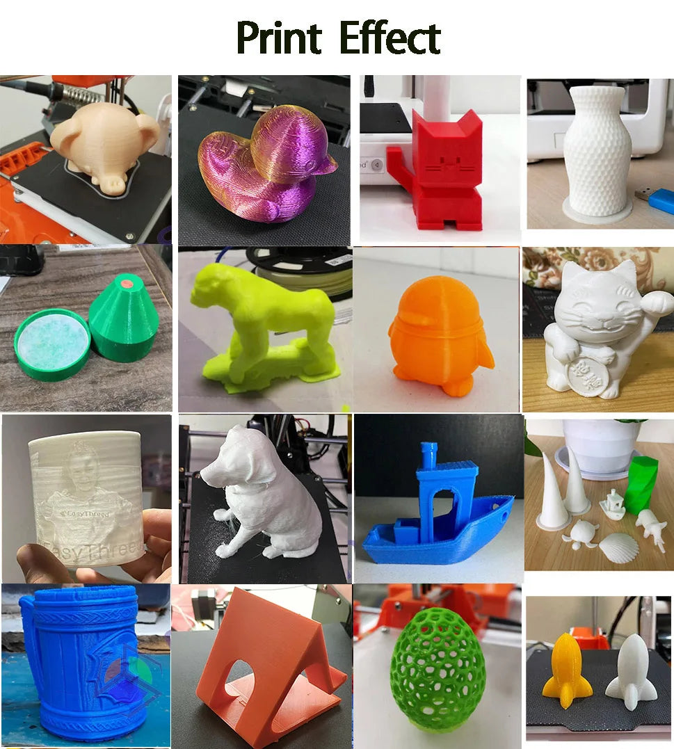 EasyThreed 3D Printer  Entry Level  Compatible with PLA TPU 1.75mm Filament  include Power Adaptor. Innova Techno