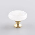 30×25mm Nature Agate Stone Cabinet Drawer Knob Dressing Decorative Box Handle Brass Furniture Door Handle Wardrobe Cabinet Pulls Innova Techno