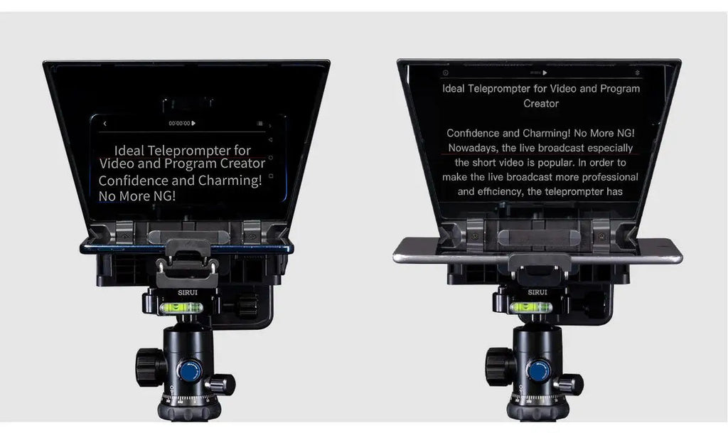 FEELWORLD  TP2A Portable 8 Inch Teleprompter Supports Under 8" DSLR Shooting Smartphone/Tablet Prompting Remote Innova Techno