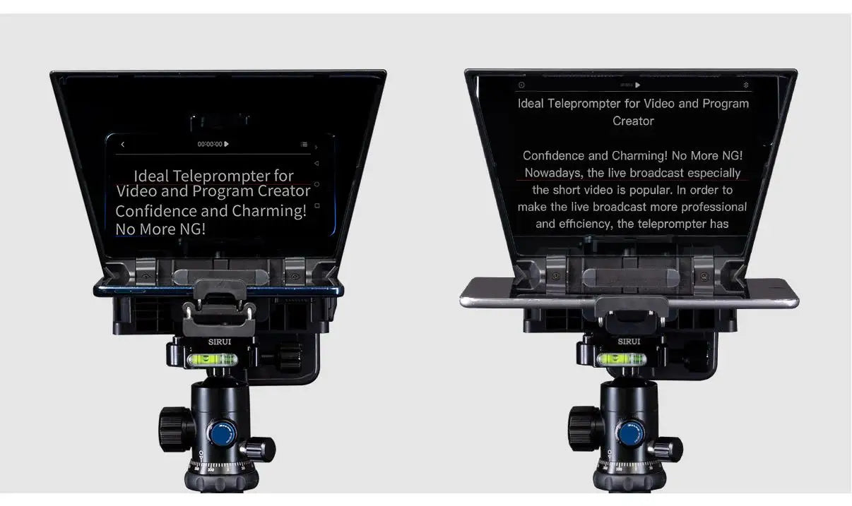 FEELWORLD  TP2A Portable 8 Inch Teleprompter Supports Under 8" DSLR Shooting Smartphone/Tablet Prompting Remote Innova Techno
