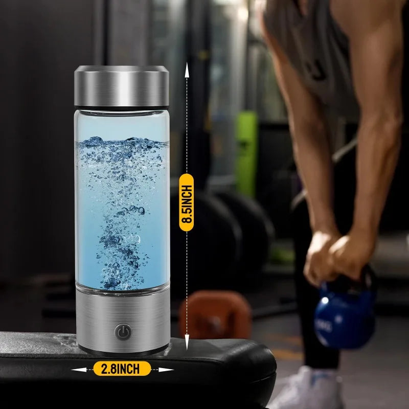 420ml Hydrogen Generator Water Cup Filter Ionizer Maker USB Hydrogen-Rich Water Portable Super Antioxidants ORP Hydrogen Bottle Innova Techno