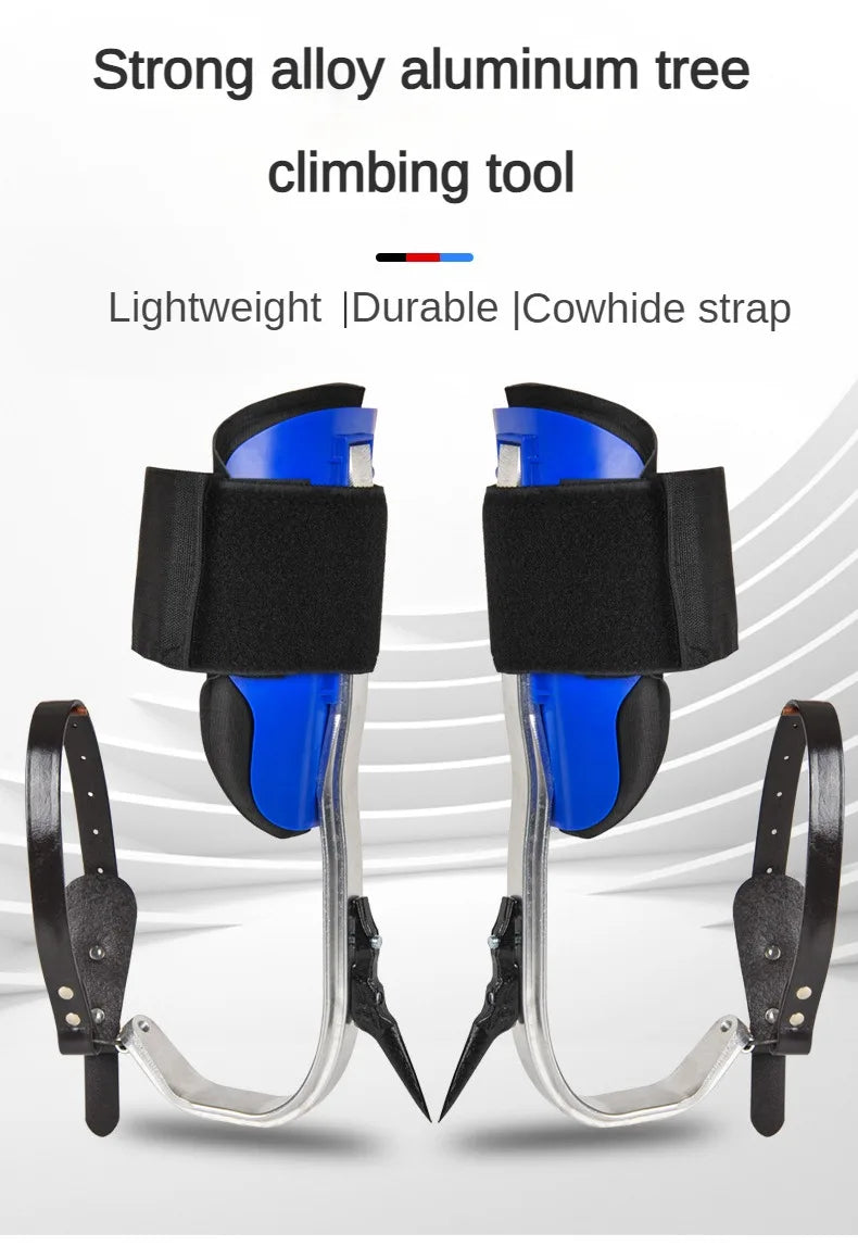 Aluminum Alloy Tree Climbing Tool Foot Buckle Non-slip Shoes Foot Tie Outdoor Sports Portable and Durable Picking Tool Innova Techno