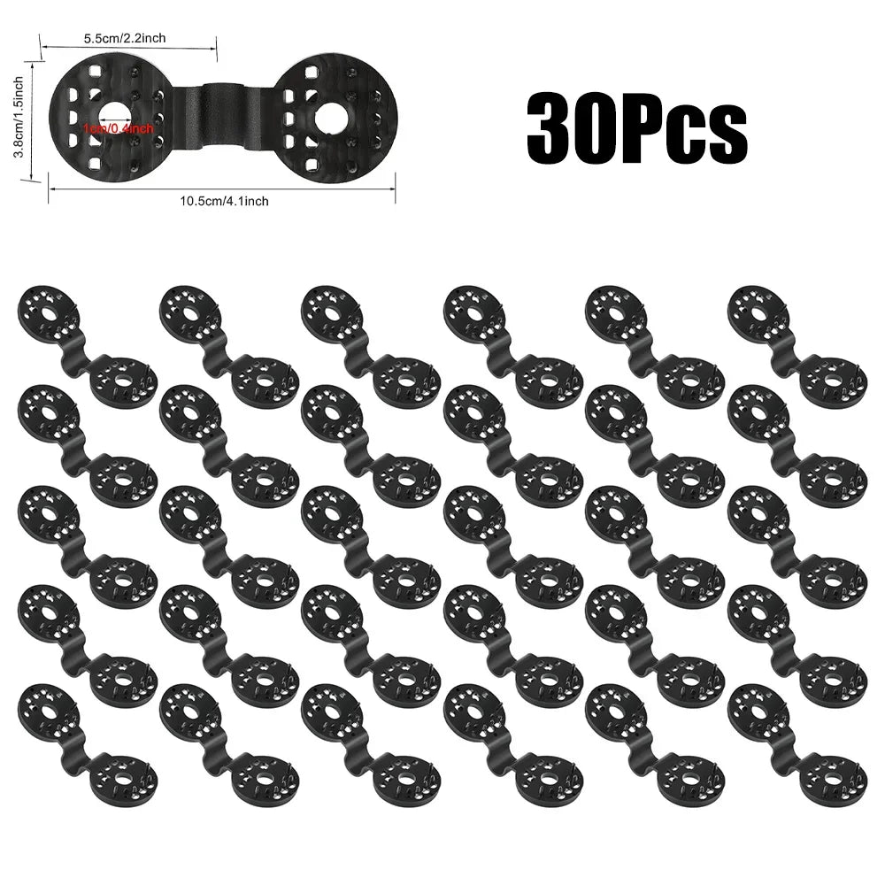 30-300pcs Shade Cloth Clips Heavy Duty Lock Grip Greenhouse Film Clip Hang Expand Instant Grommet Sunshade Net Fix Clips Tool Innova Techno