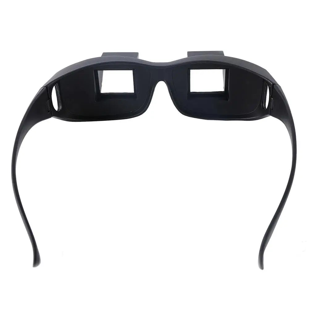 Lazy Eyeglasses Lazy Reading Glasses Prismatic Periscope Horizontal Glasses Lying Down Bed Reading Watching HD Readers Glasses Innova Techno