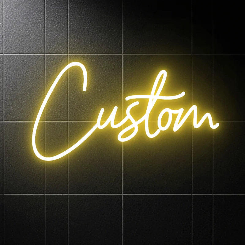 Custom your Personalised Name Neon Sign Light for girls/boys Birthday Gifts Party Bar Wedding Room Wall Decoration Neon Led Sign Innova Techno