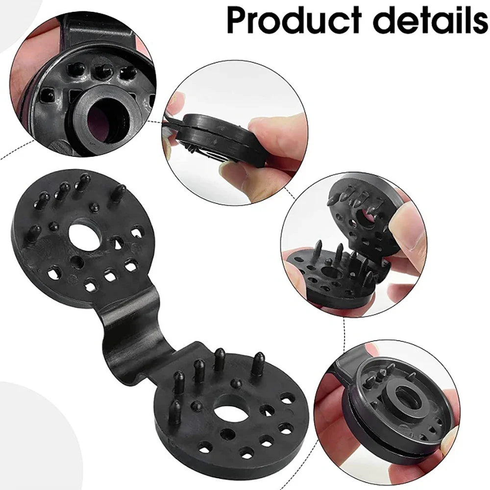 30-300pcs Shade Cloth Clips Heavy Duty Lock Grip Greenhouse Film Clip Hang Expand Instant Grommet Sunshade Net Fix Clips Tool Innova Techno