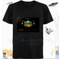 Party Light Up Music El Panel Sound Activated Flashing El Panel T-shirt