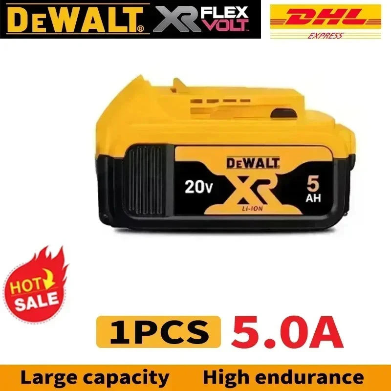 DeWALT 100% Original Battery 20V/60V 6Ah 9Ah MAX FlexVolt for DCB606 DCB205 DCB206 DCB209 DCB182 Power Tool with Charger