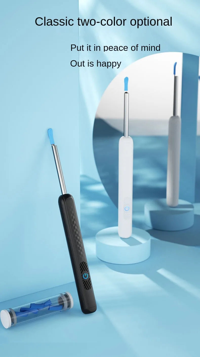 Wireless Smart Visual Ear Cleaner 800W Ear Stick Otoscope  Ear Wax Removal Tool Ear pick Camera Ear Endoscope for iOS Android Innova Techno