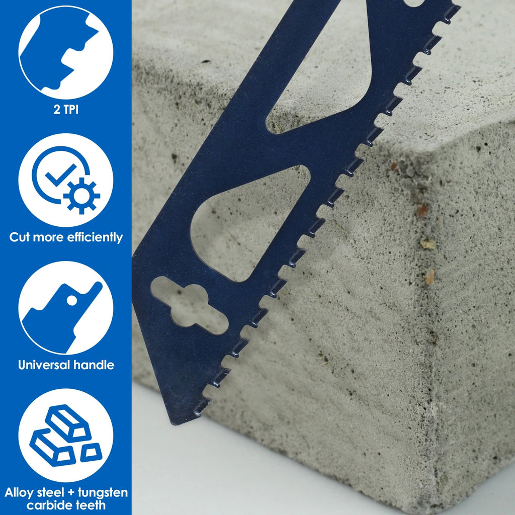 Reciprocating Saw Blade 12/18in Universal Cutting Recip Sabre Saw Blade Alloy Steel Brick Concrete Stone Demolition Cutting Tool Innova Techno