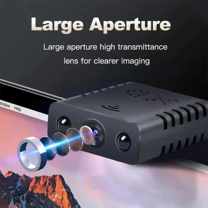 XD 1080P WiFi Mini Camera Smart Wireless Camcorder IP Camera Sport Camera Night Vision Remote Security Protection Video Recorder Innova Techno