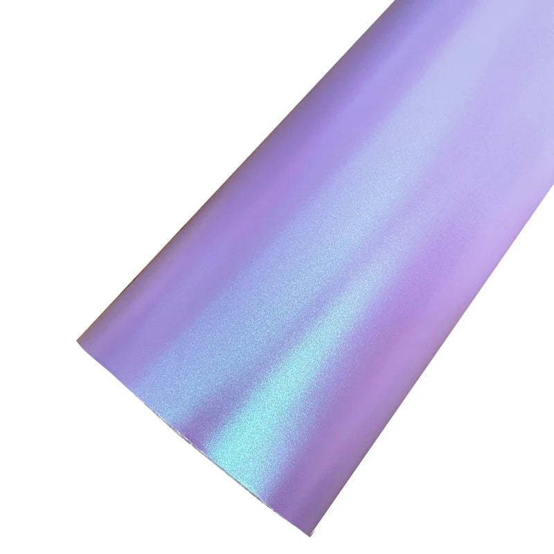 Satin Flip Glacier Lavender Blue Vinyl Wrap Film Self Adhesive Decal Motorbike Car Wrapping Roll Air Release Innova Techno