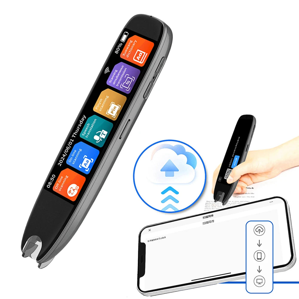 Translation Pen 142 Languages Scan Reader Device Intelligent Scanning Point Reading Smart Voice Translator Device Translator Pen