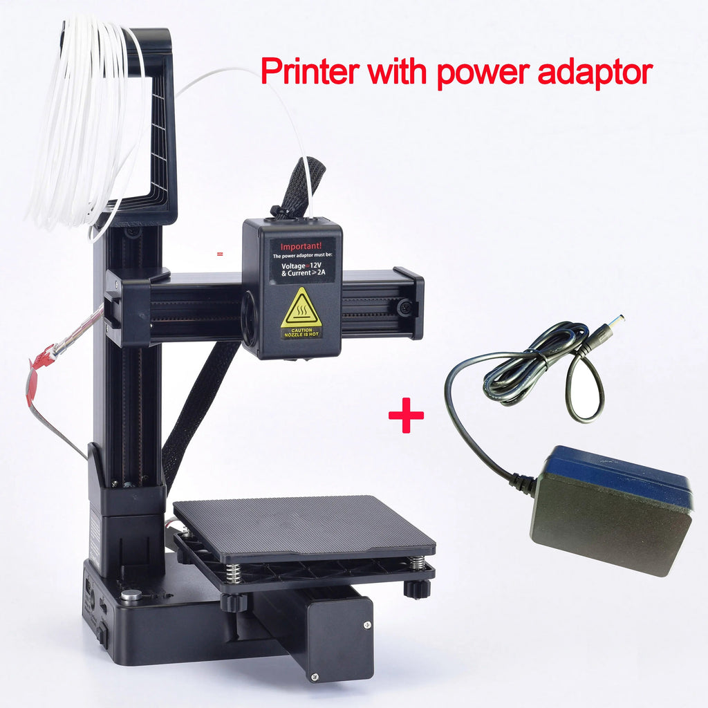 EasyThreed 3D Printer  Entry Level  Compatible with PLA TPU 1.75mm Filament  include Power Adaptor. Innova Techno