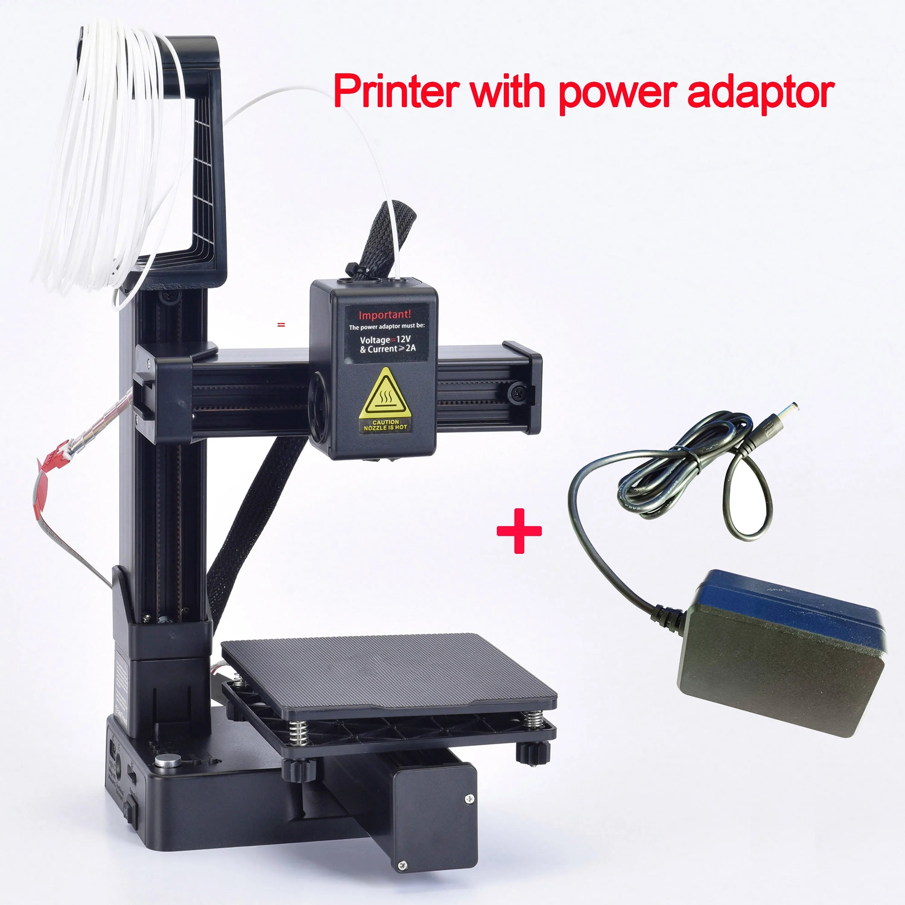 EasyThreed 3D Printer  Entry Level  Compatible with PLA TPU 1.75mm Filament  include Power Adaptor. Innova Techno