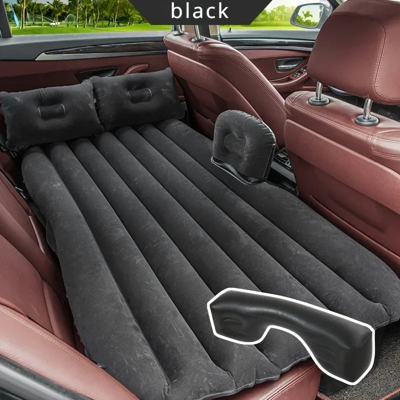 Car Travel Bed Automatic Air Mattress Sleeping Pad Inflatable BackSeat Bed Outdoor Cushions Camping Sofa Bed Accessories for Car Innova Techno