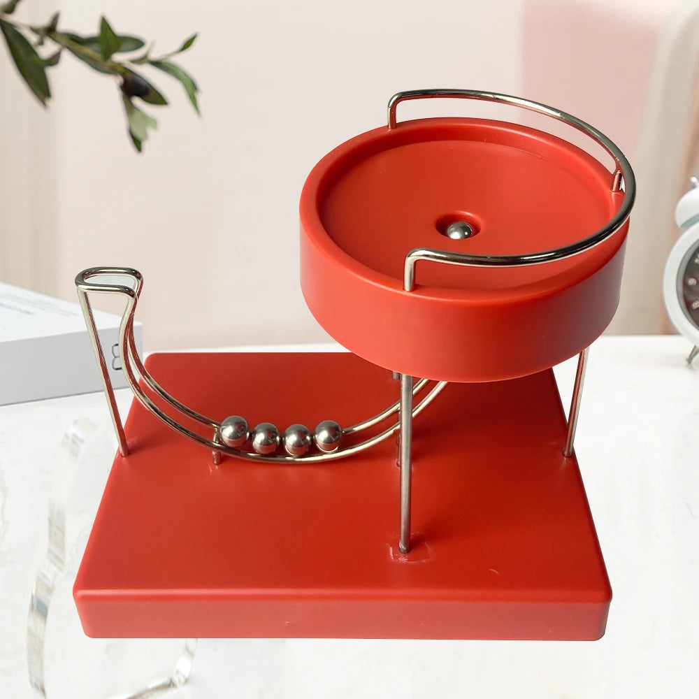 Creative Perpetual Motion Marble Machine Creative Marble Motor Energy Art Perpetual Motion Machine Desktop Miniature Home Decor Innova Techno