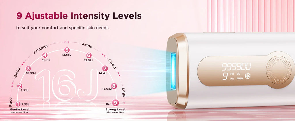 990000 Flash Laser Epilator IPL Hair Removal For Men and Women Body Bikini Facial  Permanant Painless IPL Hair Remover Machine Innova Techno