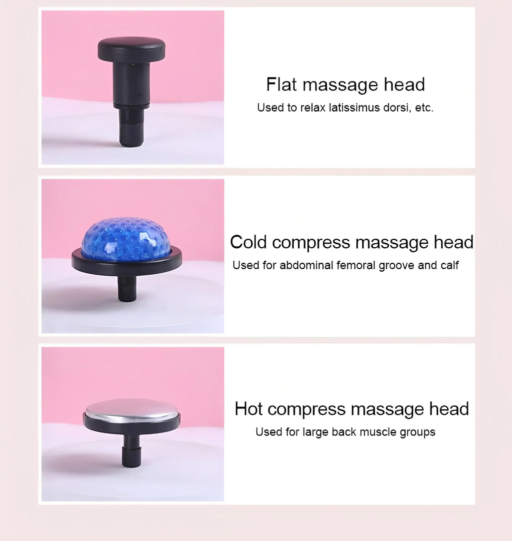 Mini Muscle Massage Gun Body Massager Deep Handheld Percussion Massager For Body Back Neck Leg Cold And Hot Compress Fascia Gun