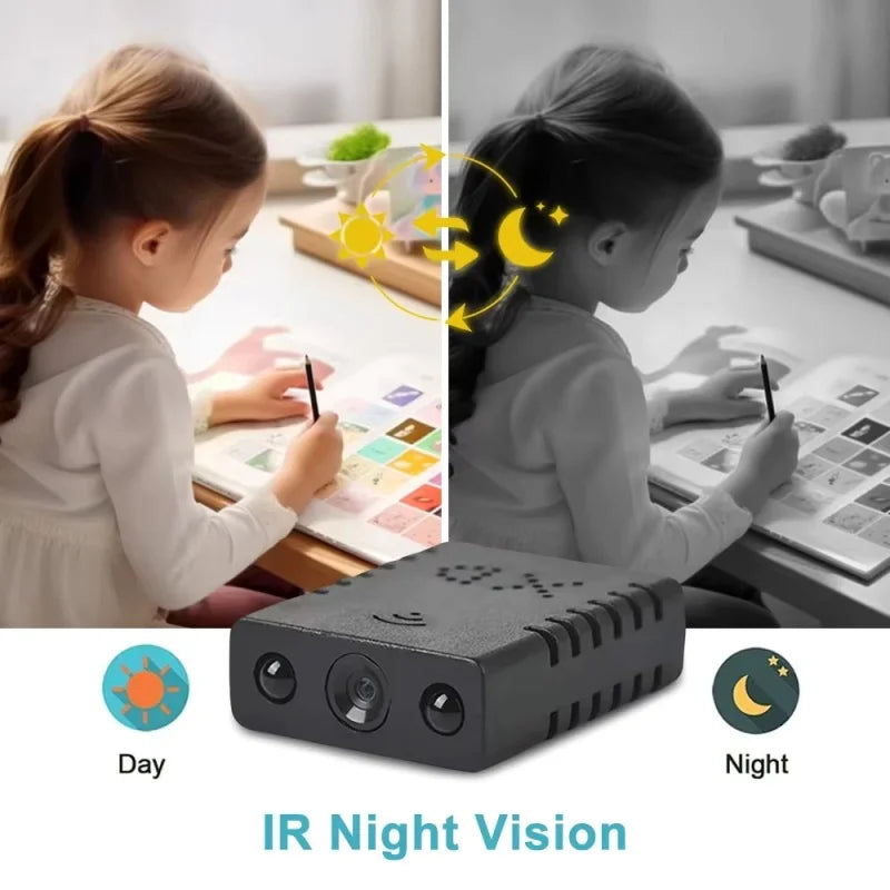 XD 1080P WiFi Mini Camera Smart Wireless Camcorder IP Camera Sport Camera Night Vision Remote Security Protection Video Recorder Innova Techno