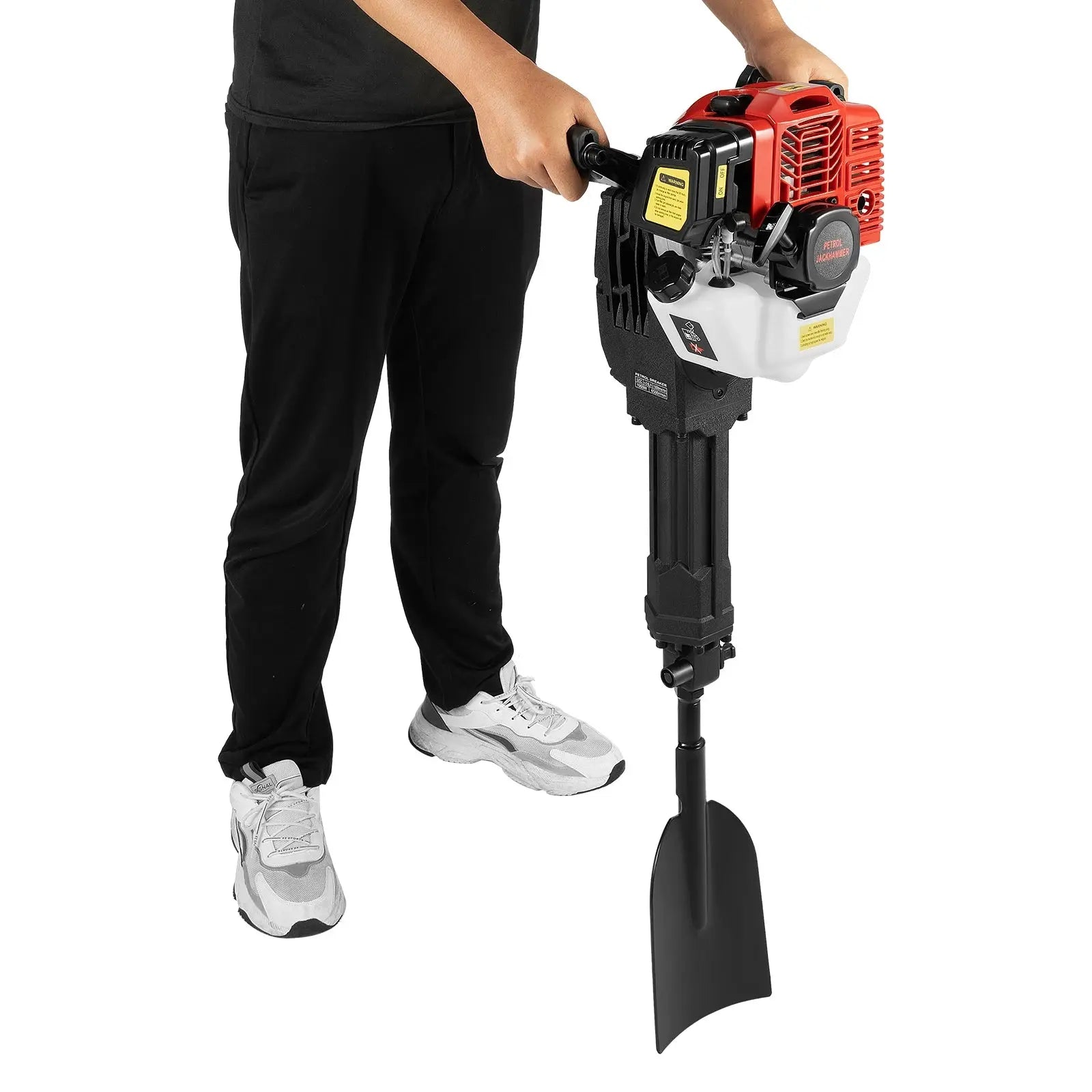 52cc Gas Powered Portable Garden Tree Digger 1900W 2-Stroke Tree Digging Machine Tree Excavator for Digging Root Cutting Innova Techno