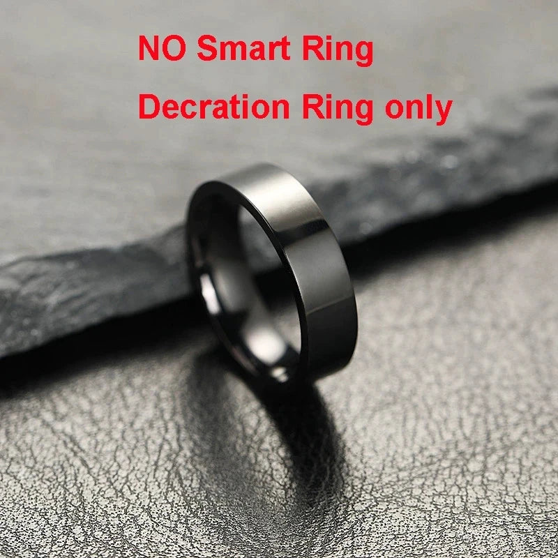 Smart Ring with Display Screen and Touch Heart Rate Blood Oxygen Sleep Health Monitoring Sports Count steps Waterproof Smartring Innova Techno