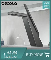 Single Handle Waterfall Bathroom Faucet Brass Gray Basin Faucet Cold And Hot Crance Faucet Sink Tap Single Handle Deck Mounted