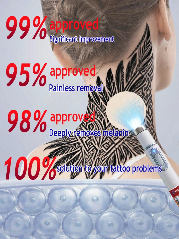 Tattoo Removal Laser Pen, suitable for tattoos of all sizes, effectively removes permanent tattoos. Innova Techno