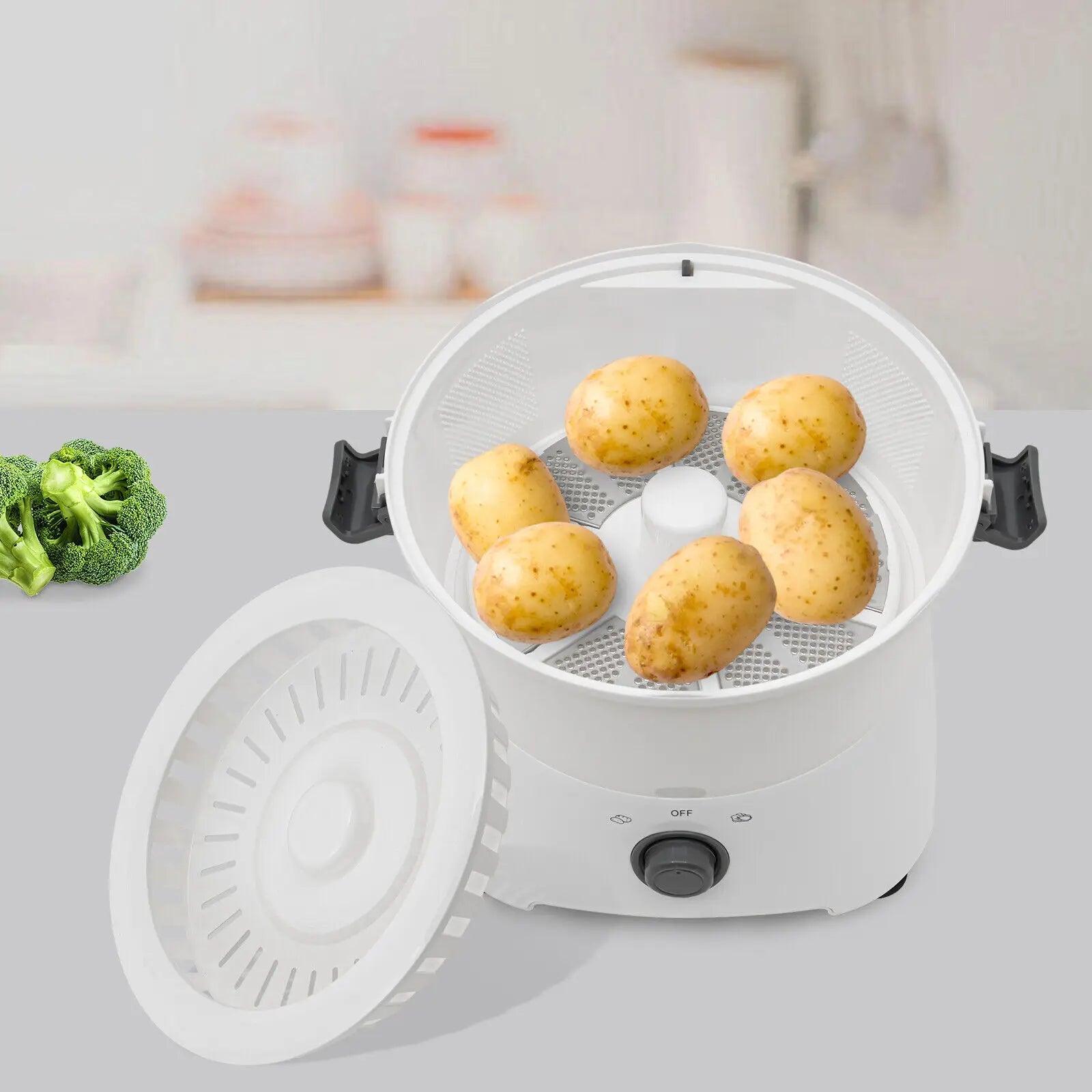 85W 110V Electric Fruit Vegetable Kitchen Peeler Pure Copper Motor Potato Automatic Spinner Peeler