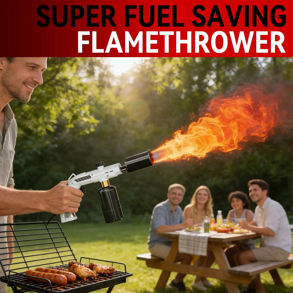New Metal High Firepower Flamethrower for Outdoor Camping Barbecue Lighter for Outdoor Tools Innova Techno