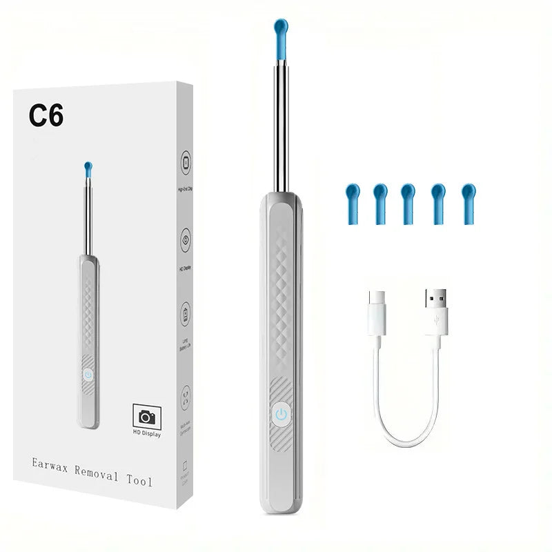 Wireless Smart Visual Ear Cleaner 800W Ear Stick Otoscope  Ear Wax Removal Tool Ear pick Camera Ear Endoscope for iOS Android Innova Techno