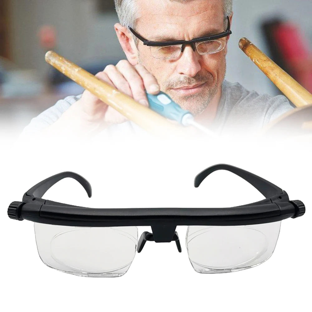 -6D To +3D Adjustable Degree Reading Glasses Variable Focus Distance Myopia Presbyopia Eyeglasses Vision Zoom Reading Glasses