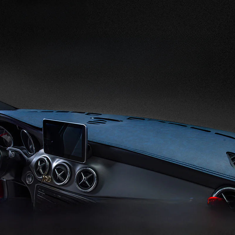 Car Dashboard Sunshade Pad - Leather Interior Accessory