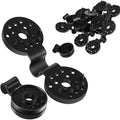 10pcs Round Black Plastic Clips for Shade Netting